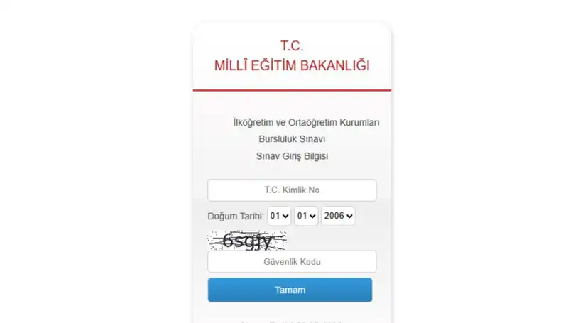 2025 Bursluluk Sınavı Giriş Belgesi ve Tarih Bilgileri Açıklandı