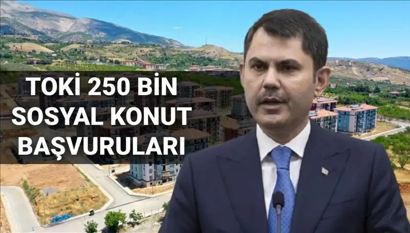 250 Bin Sosyal Konut Başvuruları İçin Tarih Verildi: İşte Tüm Detaylar!