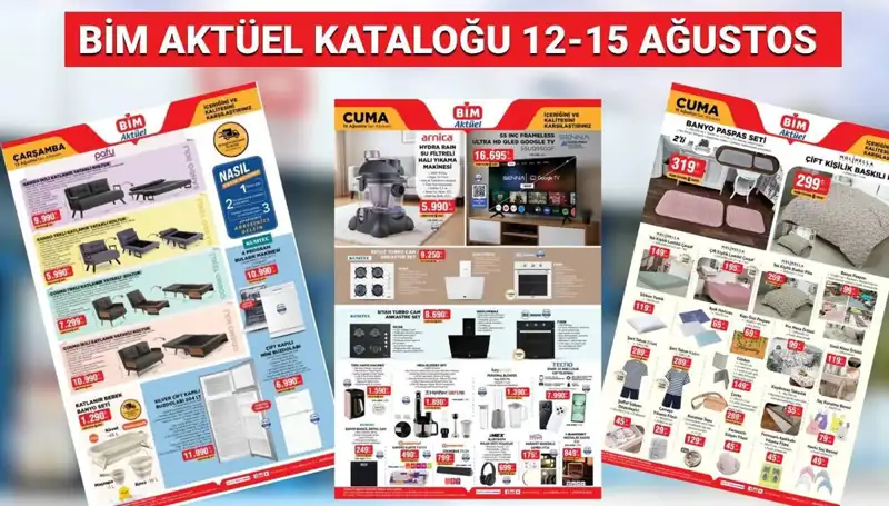 BİM'de 12-15 Ağustos Hafta Sonu Alışveriş Fırsatları: Termos ve Drone Geliyor!
