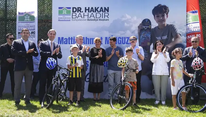 Bahçelievler'de Gençler İçin Eğlencenin Yeni Mekanı: Mattia Ahmet Minguzzi Skate Parkı Açıldı