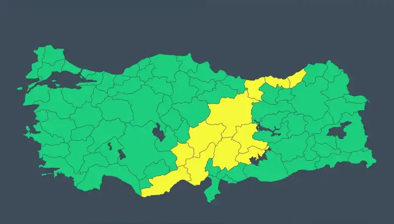 11 İlde Dikkat! Sağanak ve Fırtına Uyarısı Geliyor