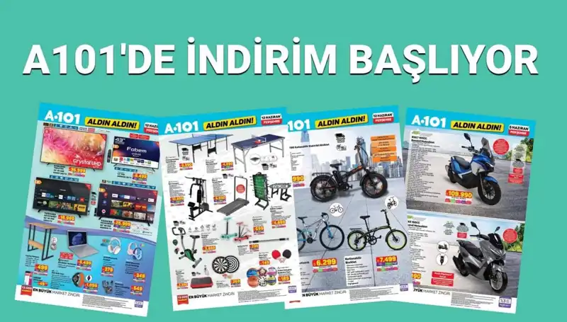A101'in 12 Haziran 2025 Aktüel Kataloğu: Spor, Gaming ve Teknoloji Şaşırtıyor