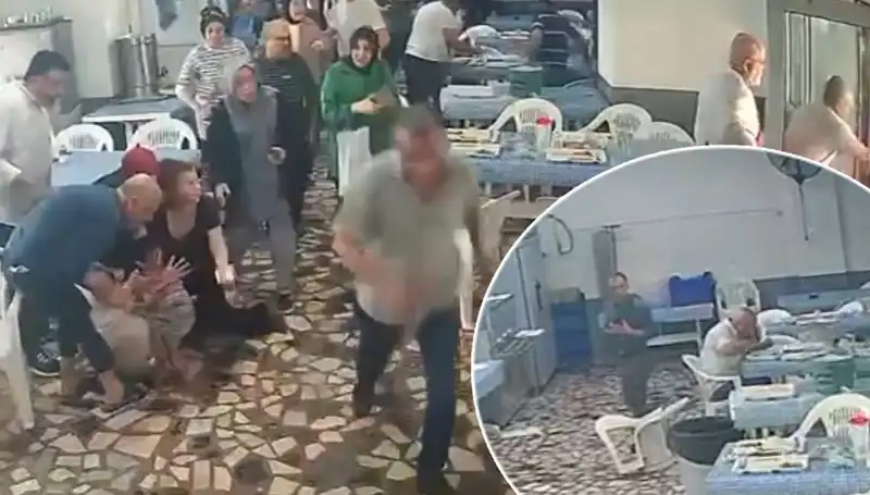 Yemekhanede Deprem Anı: Cesur Yemekseverin Hikayesi Dikkat Çekiyor