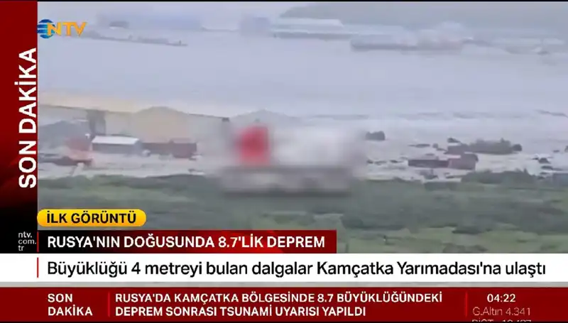 Kamçatka Kıyılarında Tsunami Alarmı: İlk Dalgalar Geliyor!