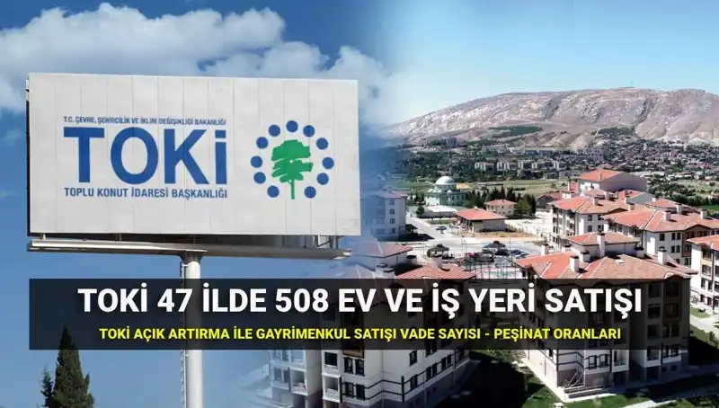 TOKİ Açık Artırması: 508 Konut ve İş Yeri İmkanı Sizi Bekliyor!