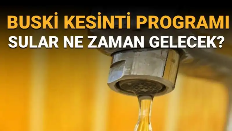 Bursa Nilüfer'de Su Kesintisi: Ne Zaman Sular Açılacak?